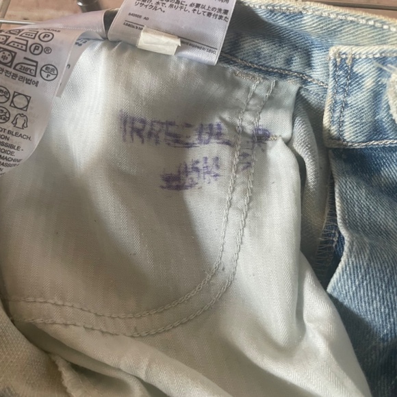 RARE VINTAGE Levi's Orange Tag Acid Wash High Rise Shorts - Picture 9 of 9